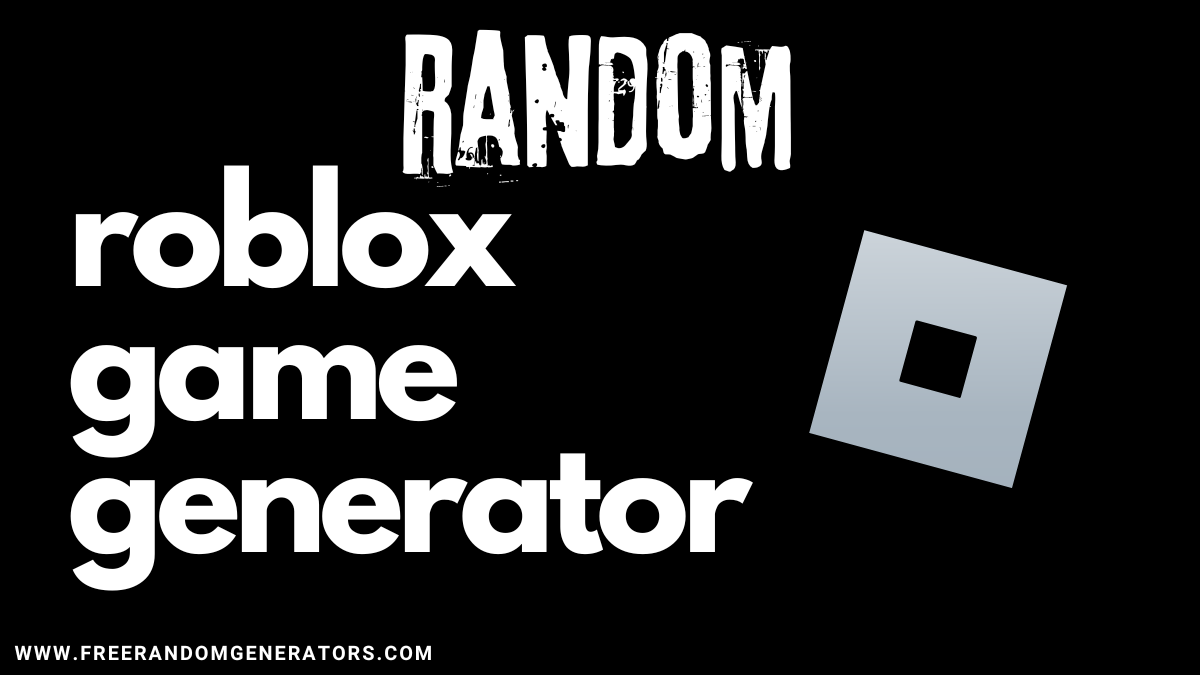 Random Roblox Game Generator | Free Online Tool